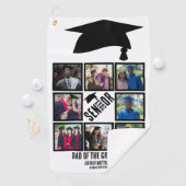 Serviette De Golf Personnalisé papa de l'étudiant principal 8 Photo  (En situation)