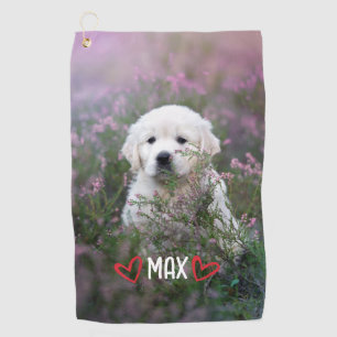 Serviette De Golf Personnalisé Personnalisé Animaux de compagnie Pho