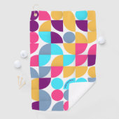 Serviette de golf personnalisée (En situation)