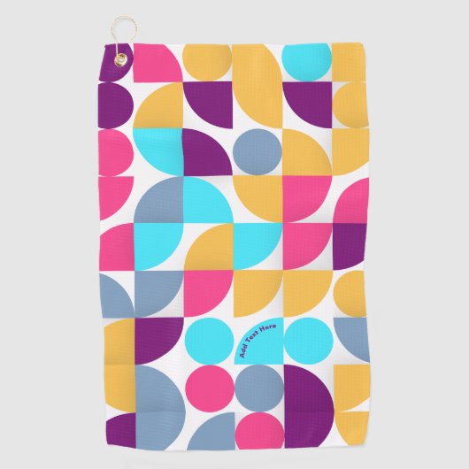 Serviette de golf personnalisée (Devant)
