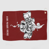 Serviette de golf personnalisée (Horizontal)