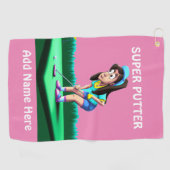 Serviette de golf personnalisée (Horizontal)