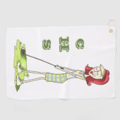 Serviette de golf personnalisée (Horizontal)