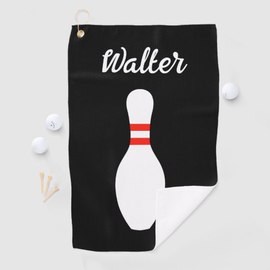Serviette de golf personnalisée avec conception d' (En situation)