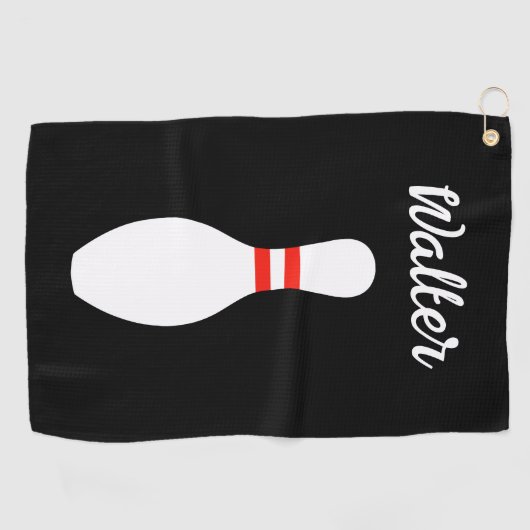Serviette de golf personnalisée avec conception d' (Horizontal)