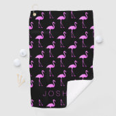 Serviette de golf personnalisée avec impression de (En situation)