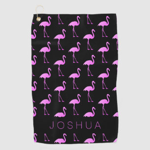Serviette de golf personnalisée avec imprimé fla