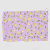 Serviette de golf personnalisée avec monogramme et (Horizontal)