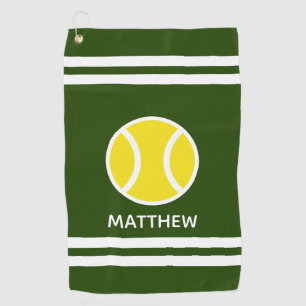 Serviette de golf personnalisée avec nom et logo