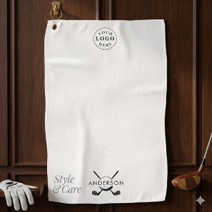 Serviette de golf personnalisée avec un design de