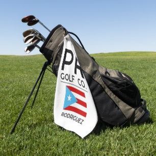 Serviette de golf personnalisée de Porto Rico – PR