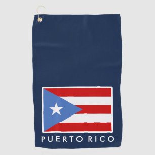 Serviette de golf personnalisée, drapeau de Porto