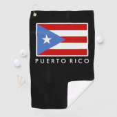 Serviette de golf personnalisée, drapeau de Porto (En situation)