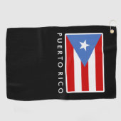 Serviette de golf personnalisée, drapeau de Porto (Horizontal)