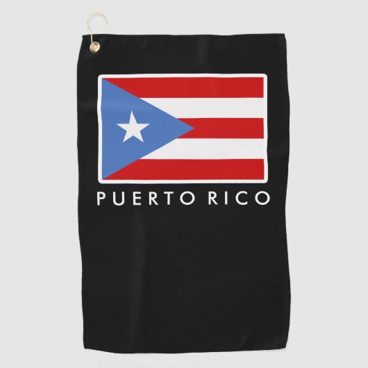 Serviette de golf personnalisée, drapeau de Porto (Devant)