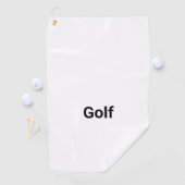Serviette de golf personnalisée en microfibre "Gol (En situation)