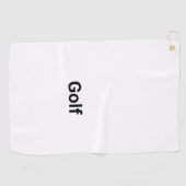 Serviette de golf personnalisée en microfibre "Gol (Horizontal)