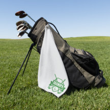 Serviette de golf personnalisée - Nom et conceptio