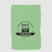 Serviette de golf personnalisée – Nom ou photo per (Devant)