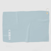 Serviette de golf personnalisée Starlight Blue (Horizontal)