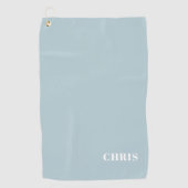 Serviette de golf personnalisée Starlight Blue (Devant)