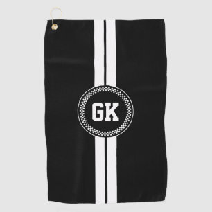 Serviette de golf personnalisée Stripe cadeau de g