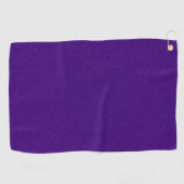 Serviette de golf personnalisée Violet Noise (Horizontal)