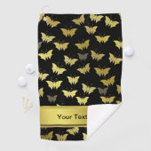 Serviette De Golf personnalisées, modèles, papillons, papillons, (En situation)