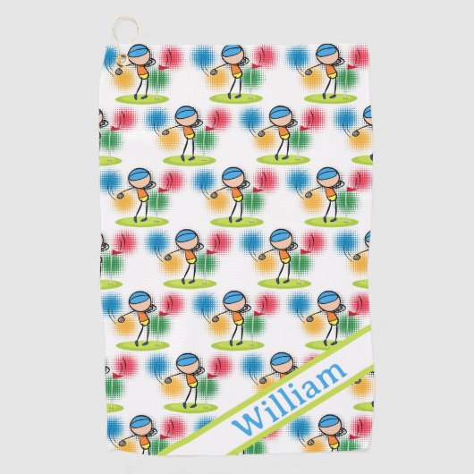 Serviette De Golf Personnaliser (Devant)