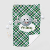Serviette De Golf Personnaliser Golf Emoji (En situation)