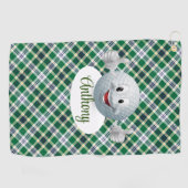 Serviette De Golf Personnaliser Golf Emoji (Horizontal)
