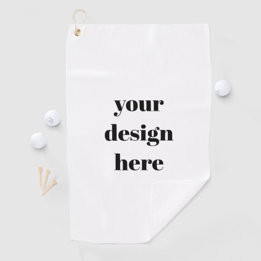 Serviette De Golf Personnaliser ou Customiser (En situation)