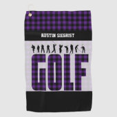 Serviette De Golf Personnaliser Play Golf - do-it-yourself couleur A (Devant)