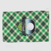 Serviette De Golf Personnaliser Vert (Horizontal)