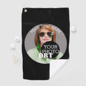 Serviette De Golf Personnaliser votre texte Monogramme Votre image s (En situation)
