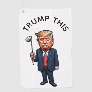 Serviette De Golf Personnalisez Trump