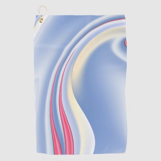 Serviette De Golf Pétales roses (Devant)