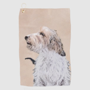 Serviette De Golf Petit Basset Griffon Vendéen Peinture - Chien Art