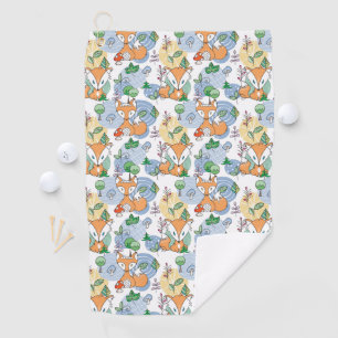 Serviette De Golf Petit motif mignon de Fox