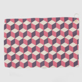 Serviette De Golf petits géo (Horizontal)