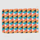 Serviette De Golf petits triangles multicolores (Horizontal)