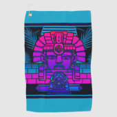 Serviette De Golf Pharaon Synthwave (Devant)