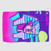 Serviette De Golf Pharaon Synthwave (Horizontal)