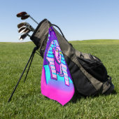 Serviette De Golf Pharaon Synthwave (Vert)