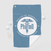 Serviette De Golf PharmD Docteur en pharmacie Pharmacy Graduation Ph (En situation)