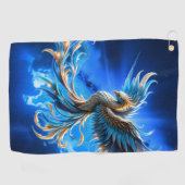 Serviette De Golf Phénix de l'Aube Saphir (Horizontal)