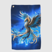 Serviette De Golf Phénix de l'Aube Saphir (Devant)
