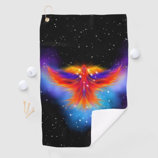 Serviette De Golf Phoenix Nebula (En situation)