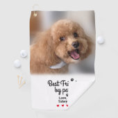 Serviette De Golf Photo Chien Meilleur Ami Par Par Fun BFF Funny Mod (En situation)