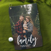 Serviette De Golf Photo complète - Texte de la famille de scripts ve